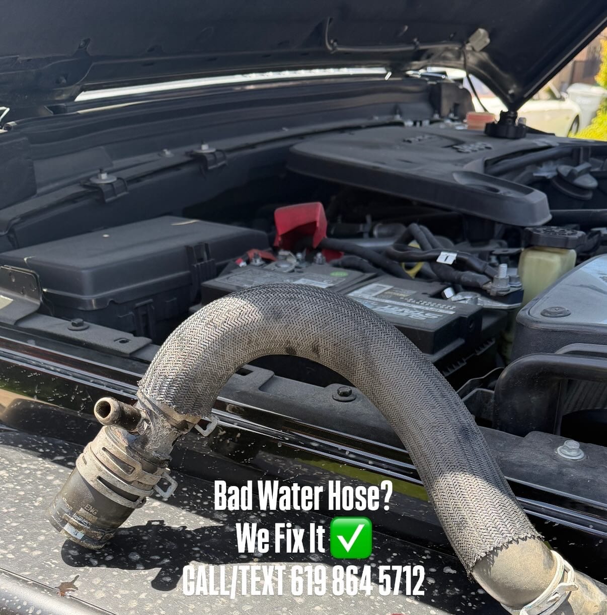 Water hose replacement service
